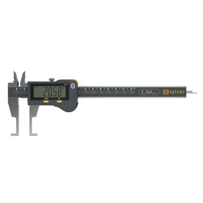 SYLVAC Digital Caliper S_Cal EVO INT GROOVE 150 mm IP67 (810.1600) BT depth rod 4x1,4 mm